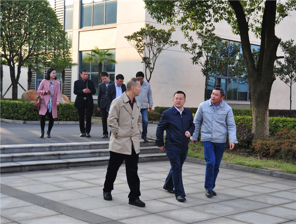 市委常委、市委統戰部部長(cháng)羊貴平蒞臨公司視察指導工作