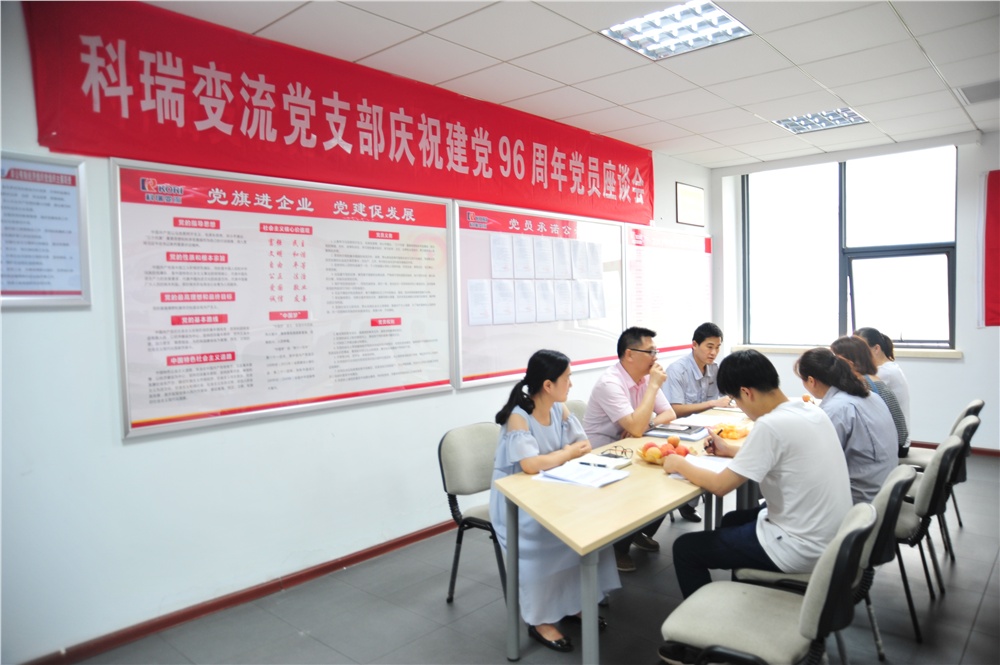 公司黨支部召開(kāi)慶祝建黨96周年黨員座談會(huì )